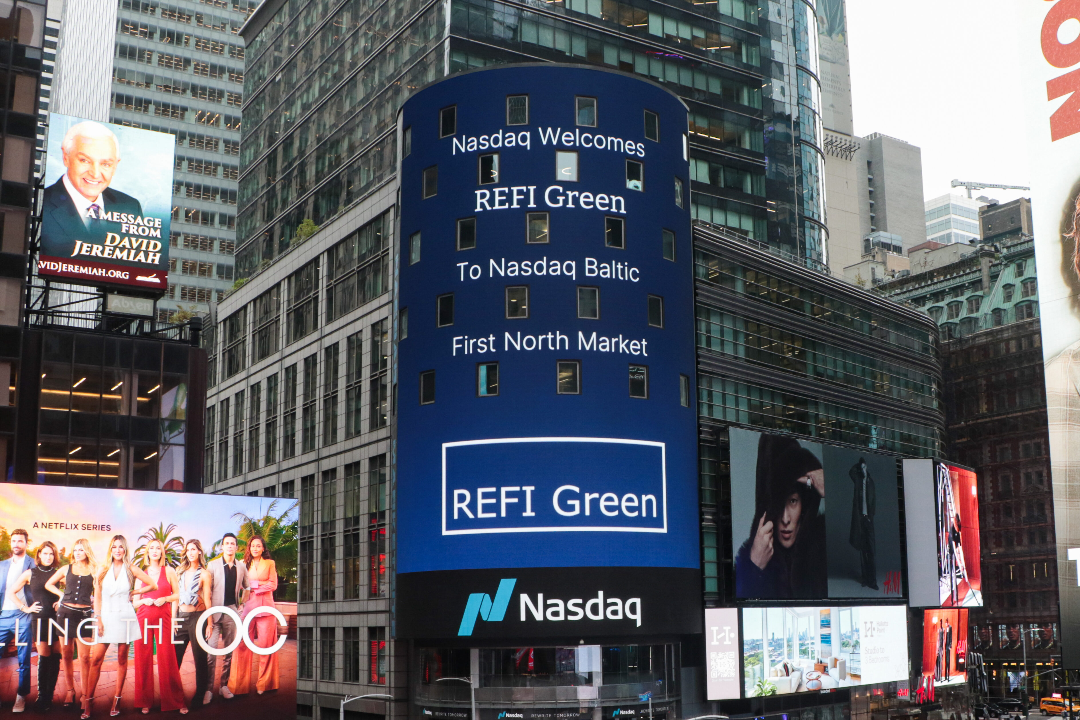 „REFI Green“ prisijungė prie Nasdaq Baltijos „First North“ rinkos
